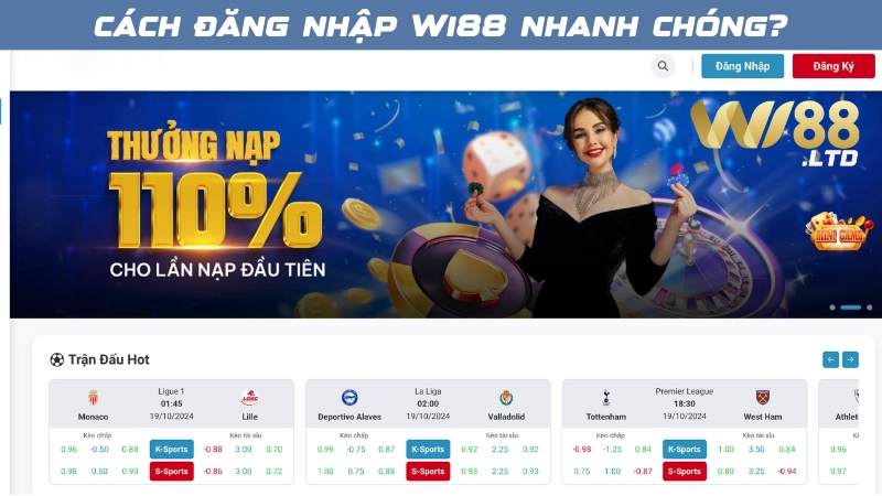 Kết nối mạng khi đăng ký đăng nhập Wi88