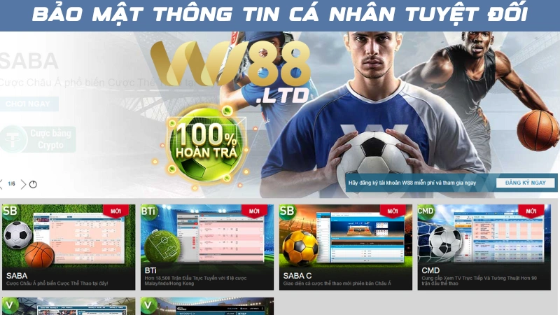 Wi88 cam kết bảo mật 100% thông tin cá nhân