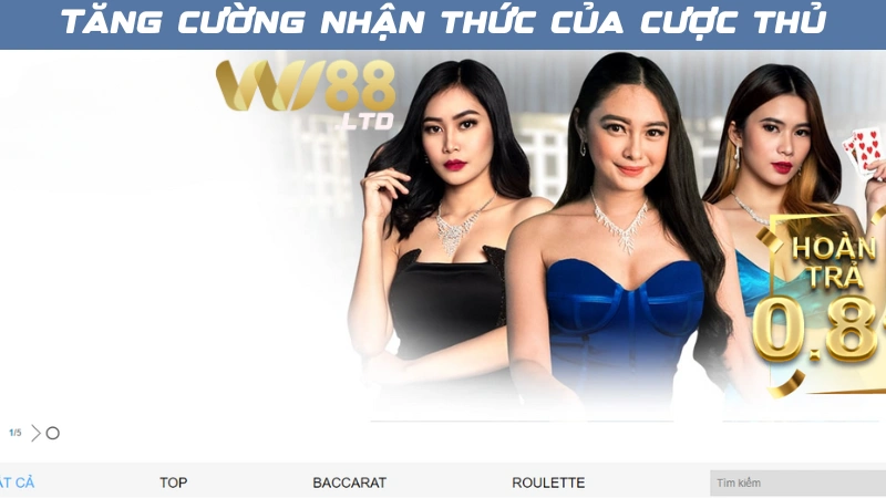 Tăng cường nhận thức của cược thủ khi nhận biết nhà cái Wi88